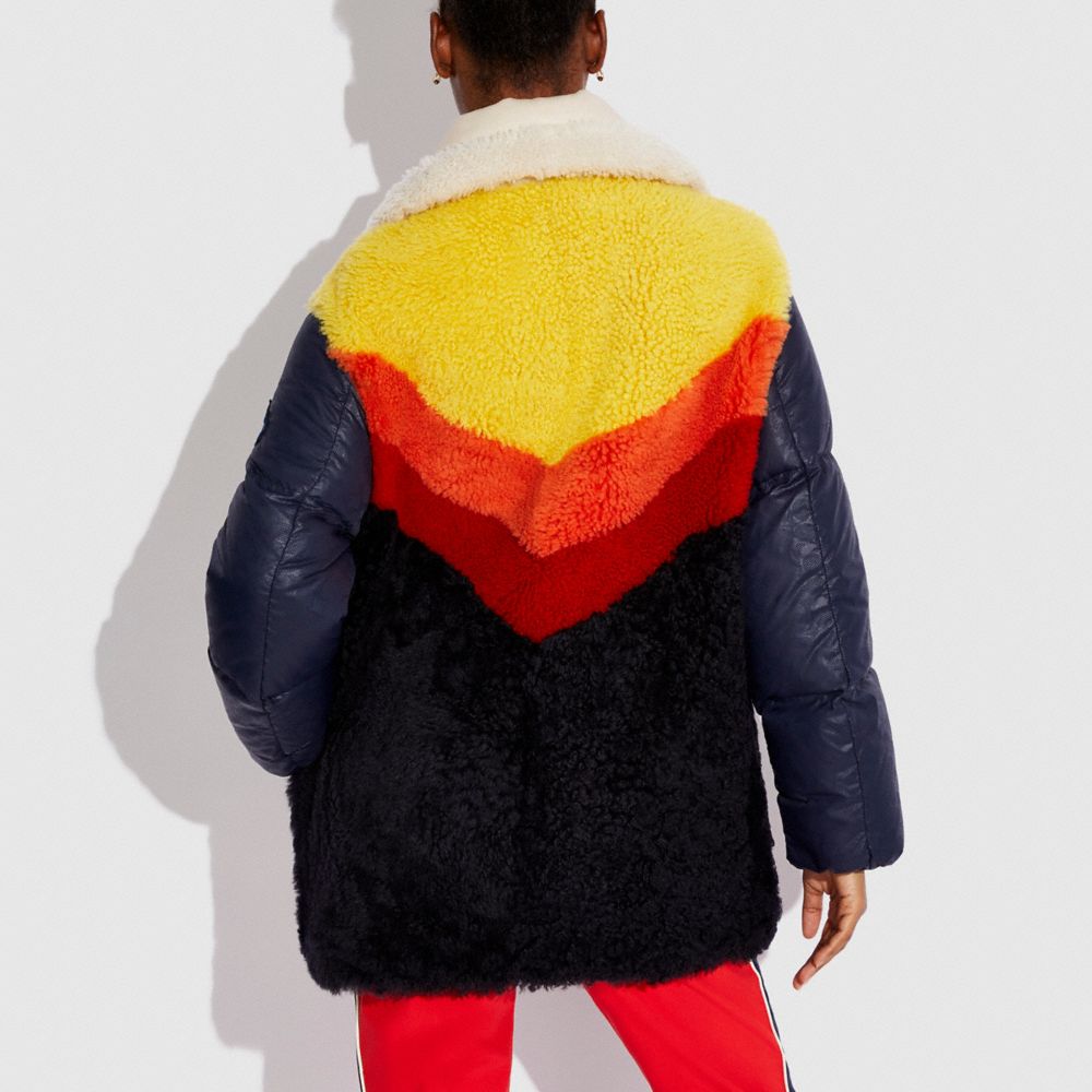 COACH®,Light Puffer Coat,,Scale View
