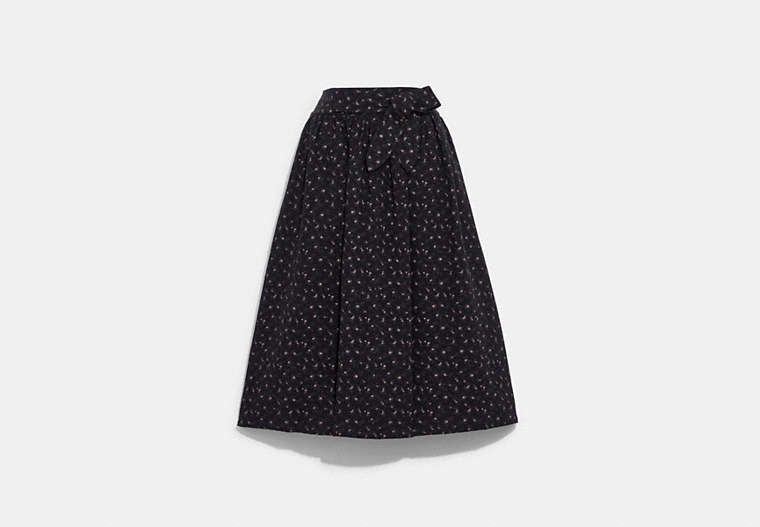 Quilted Dirndl Skirt In Organic Cotton