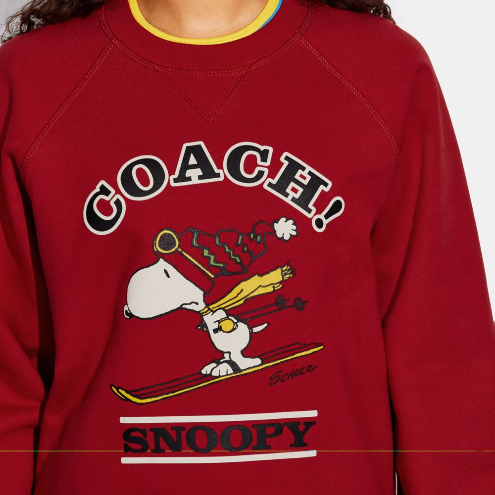 COACH®  Coach X Peanuts Signature Snoopy Hoodie