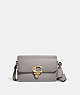 COACH®,STUDIO SHOULDER BAG 19,Smooth Leather,Mini,Brass/Dove Grey,Front View