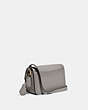 COACH®,STUDIO SHOULDER BAG 19,Smooth Leather,Mini,Brass/Dove Grey,Angle View
