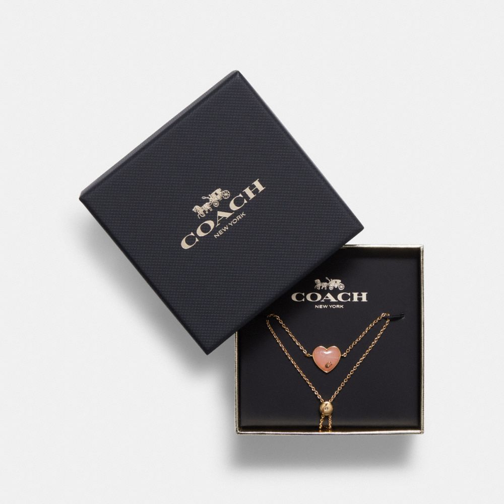 COACH® Outlet | COACH® | Signature Heart Slider Bracelet