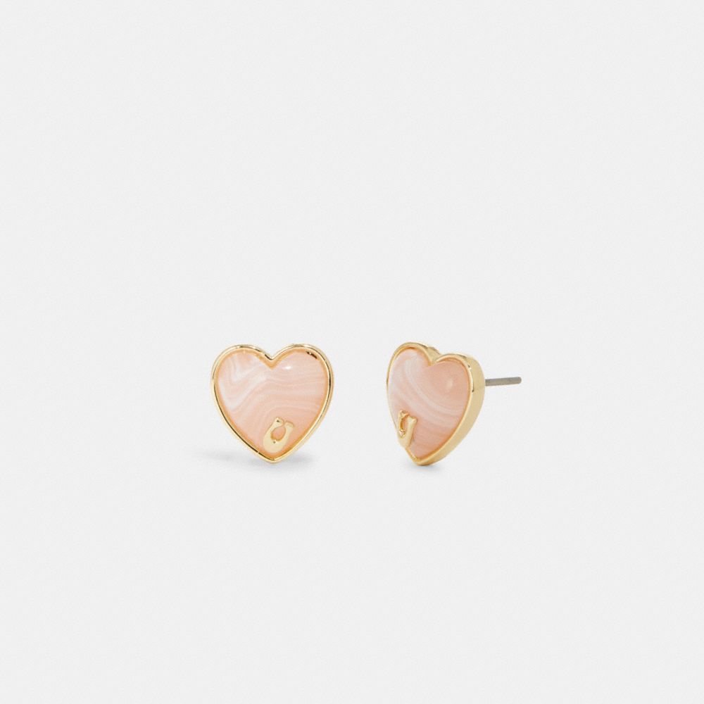 【COACH】ハート☆Open Circle Heart Stud Earrings☆ピアス c7950_gld_a0