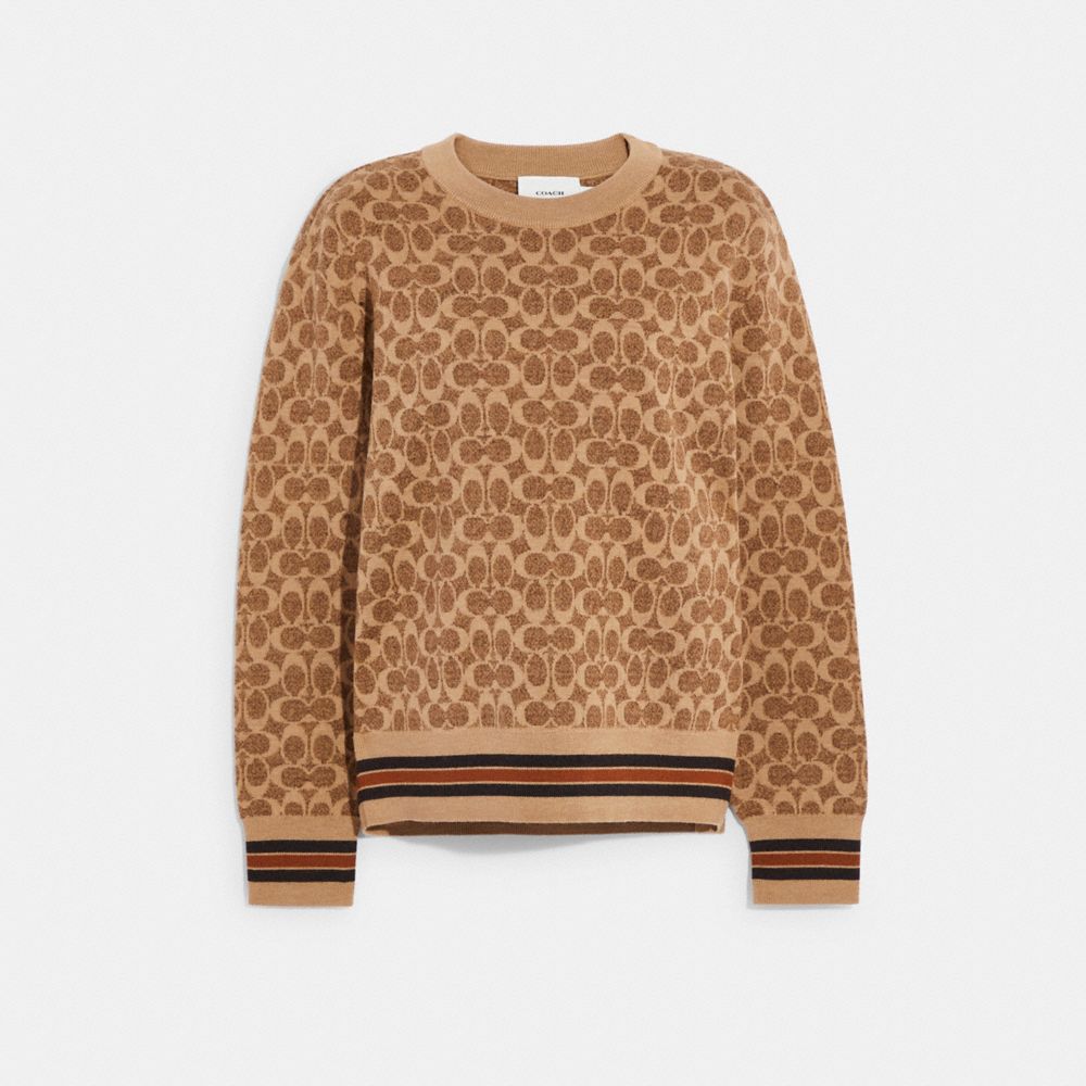 COACH®  Signature Sweater