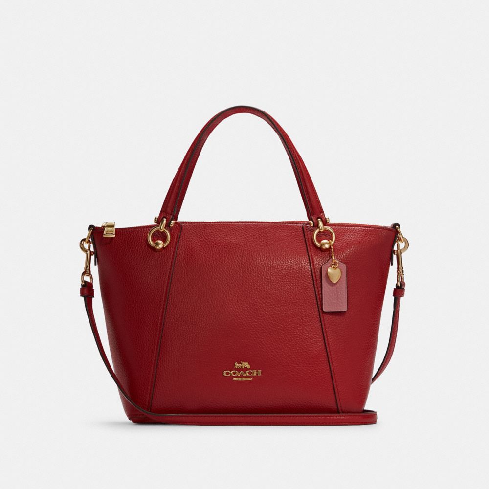 Kacey Satchel en color block avec breloque cœur