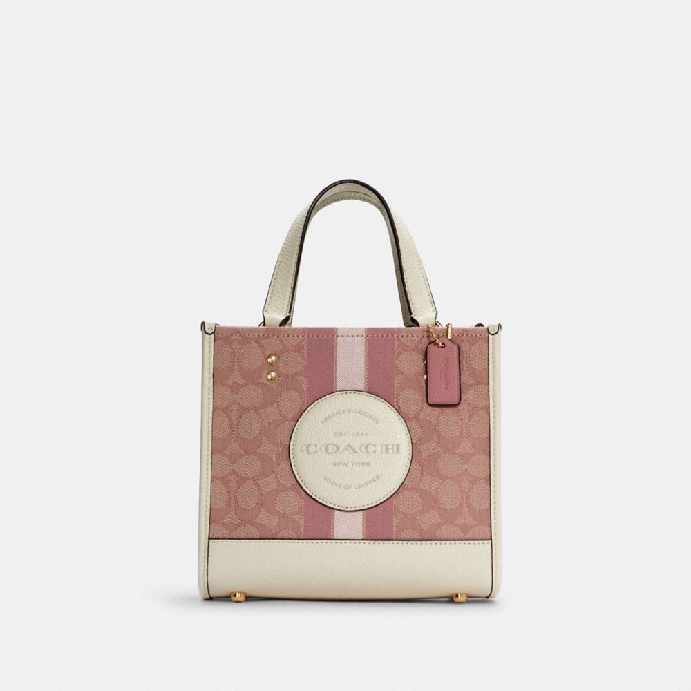 COACH®  Dempsey Tote 22 In Signature Jacquard With Coach Patch