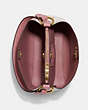 COACH®,SMALL TOWN BUCKET BAG WITH HEART PETAL PRINT,Medium,Gold/Chalk Multi,Inside View,Top View