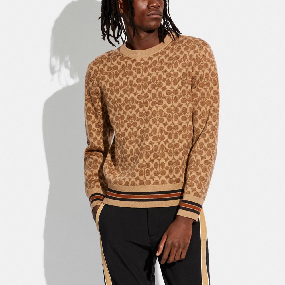 Louis Vuitton Monogram Tile Jacquard Pullover