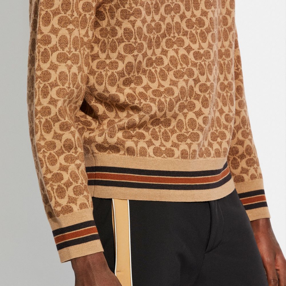 COACH®  Signature Sweater