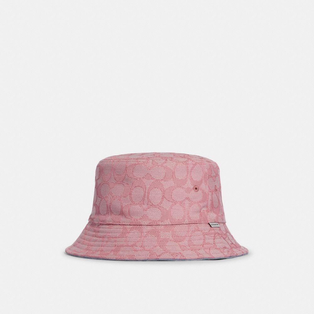 COACH®  Reversible Bucket Hat In Signature Jacquard