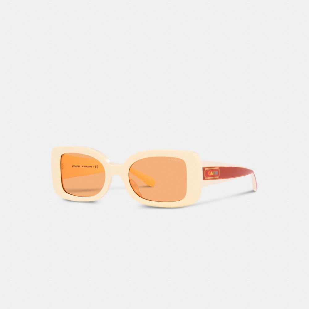 Lunettes de soleil rectangulaires