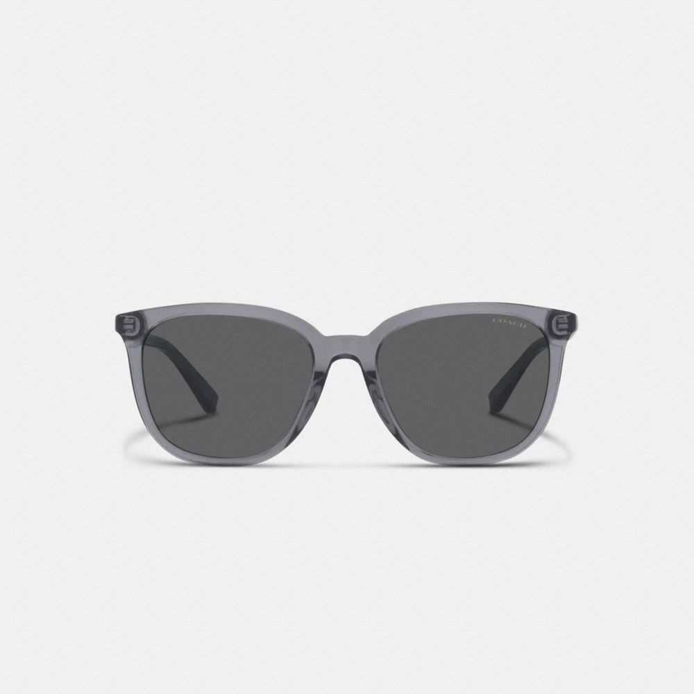 COACH®,Signature Round Sunglasses,,Inside View,Top View