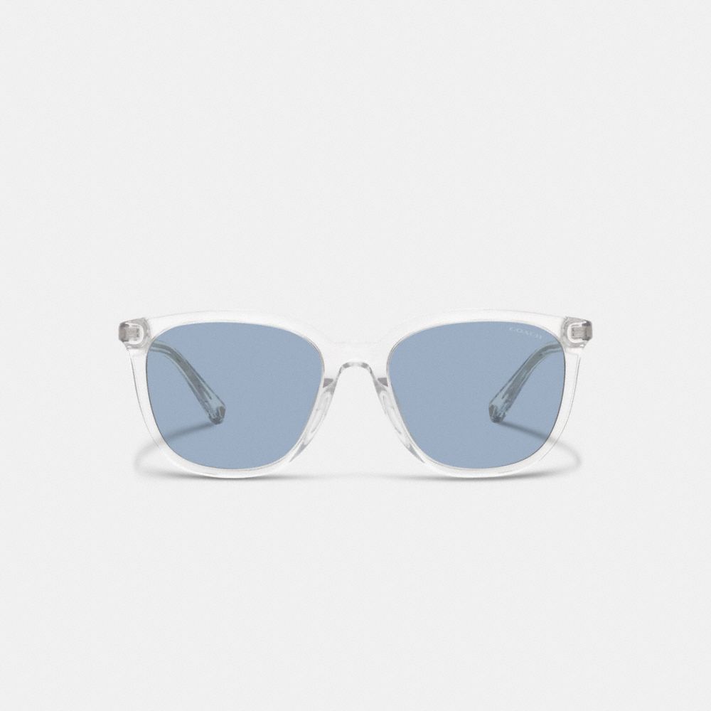 COACH®,Signature Round Sunglasses,,Inside View,Top View