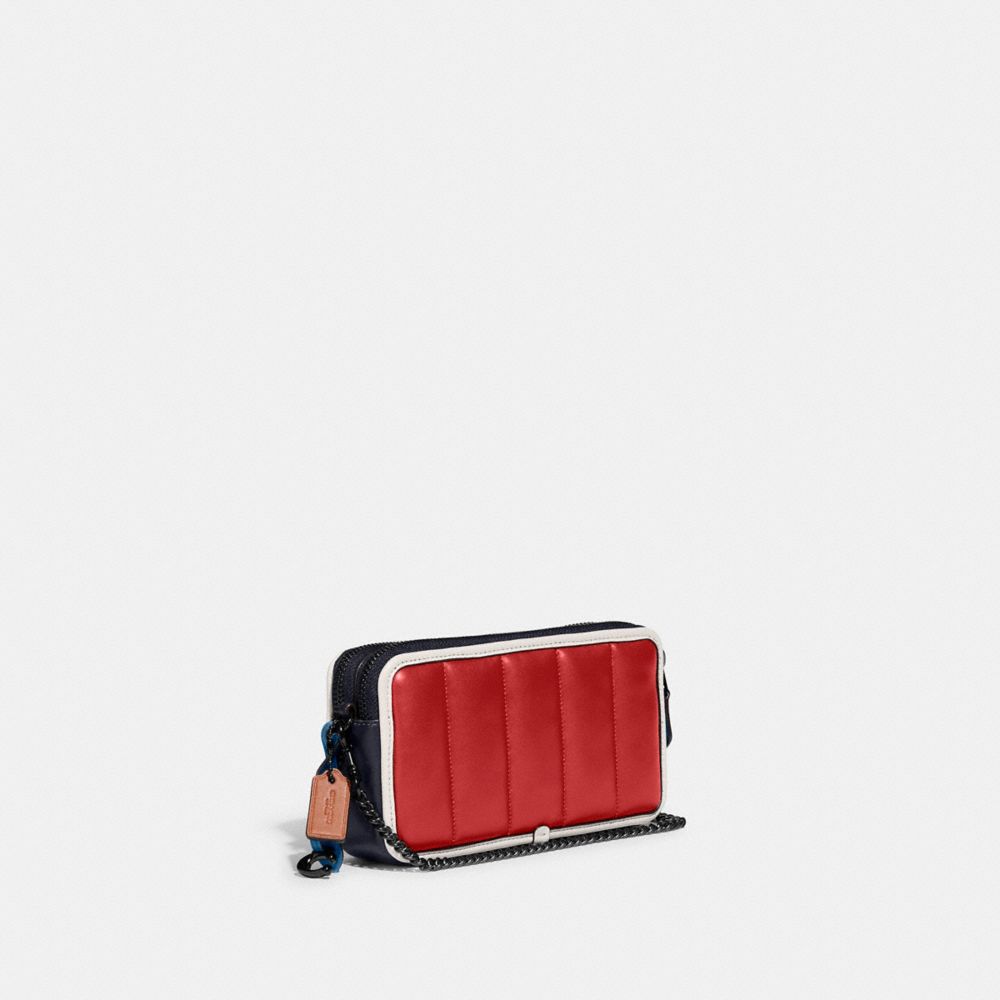 COACH®,Kira Crossbody Bag With Colorblock Quilting,,Angle View