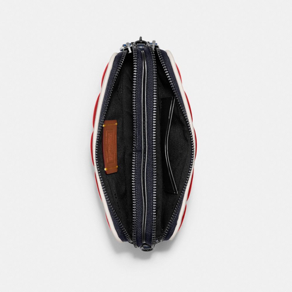 COACH®,Kira Crossbody Bag With Colorblock Quilting,,Inside View,Top View