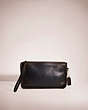 COACH®,VINTAGE BASIC BAG,Smooth Leather,Brass/Black,Front View