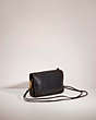 COACH®,VINTAGE BASIC BAG,Smooth Leather,Brass/Black,Angle View