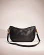 COACH®,VINTAGE LARGE SWINGER BAG,Smooth Leather,Brass/Black,Front View