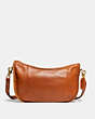 COACH®,VINTAGE LARGE SWINGER BAG,Smooth Leather,Brass/Tan,Front View