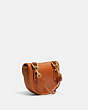 COACH®,VINTAGE MINI BELT BAG,Smooth Leather,Mini,Brass/British Tan,Angle View