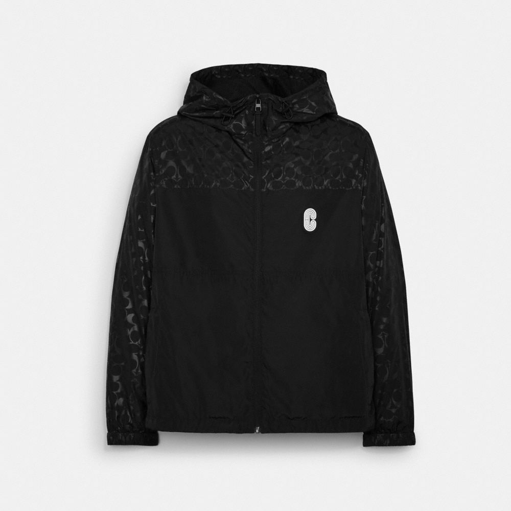 Monogram Windbreaker - Black – N V L T Y