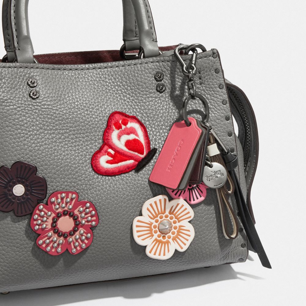 Upcrafted Rogue 25 With Tea Rose Applique And Patches