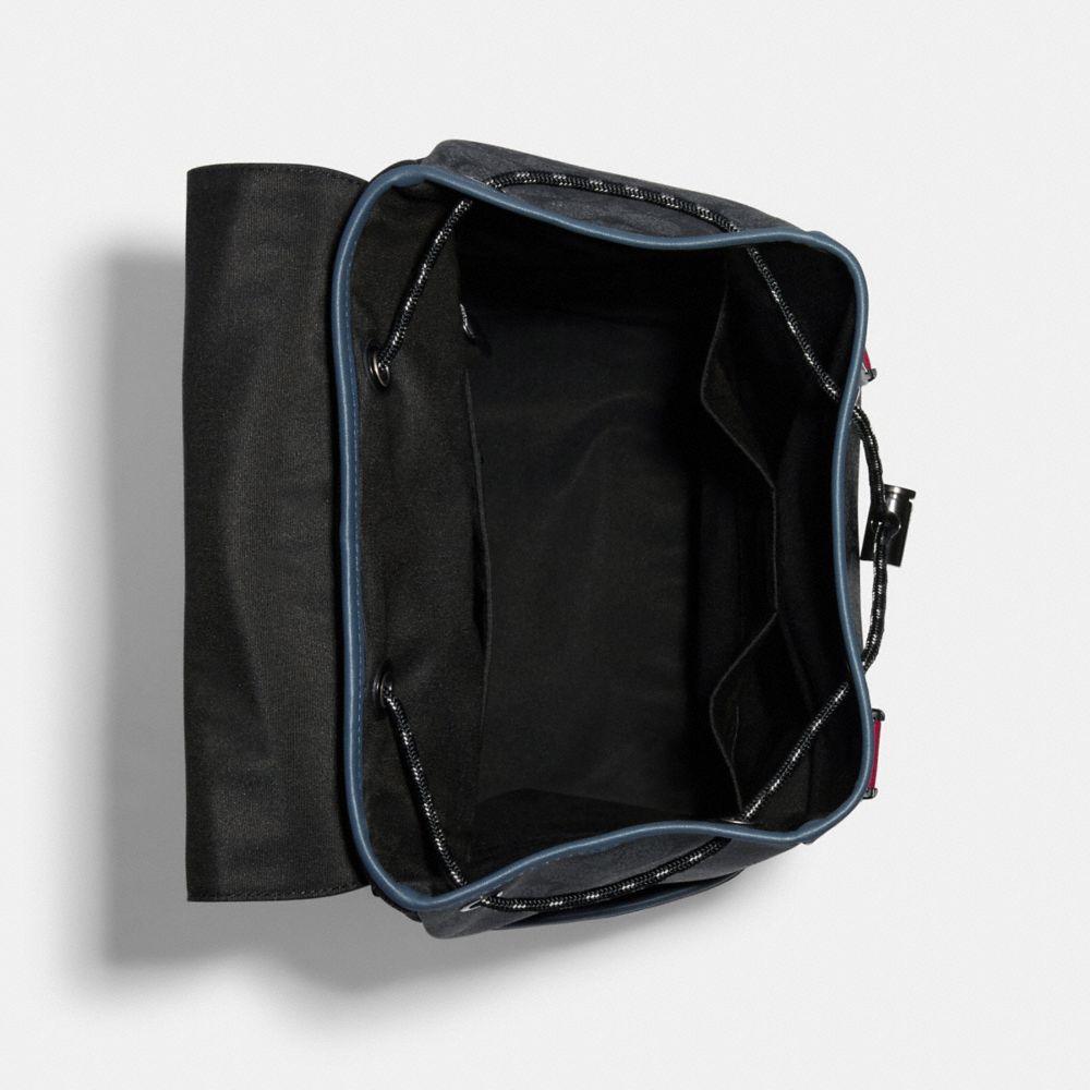 Track Backpack In Colorblock Signature Canvas With Coach