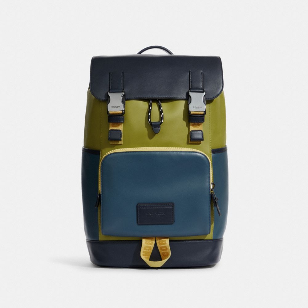 Coach colorblock backpack hot sale