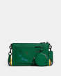 COACH®,HOLDEN CROSSBODY WITH DIARY EMBROIDERY,Gunmetal/Green Multi,Front View