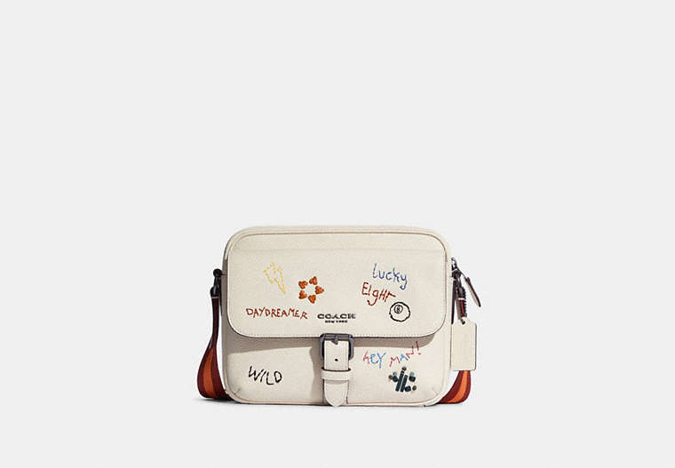 Hudson Crossbody With Diary Embroidery