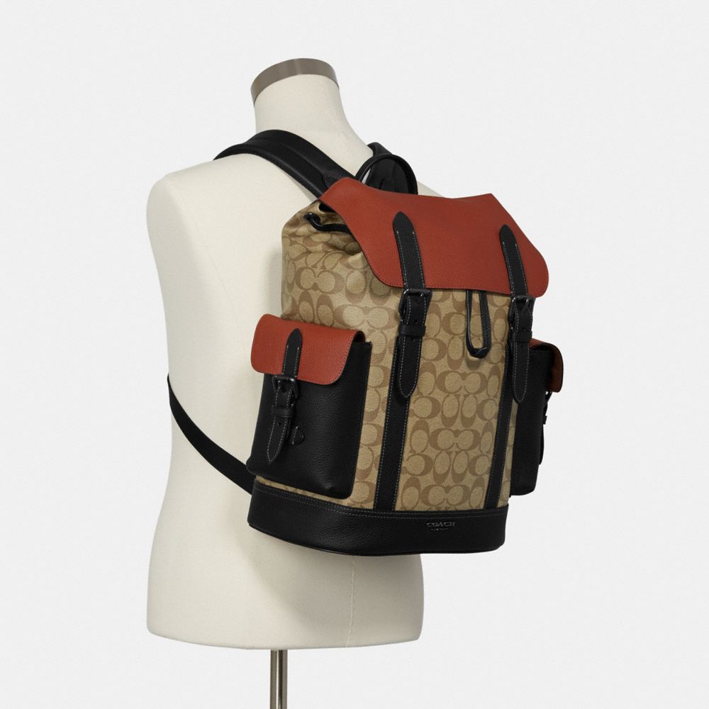 Hudson backpack in hot sale colorblock