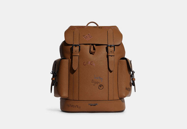 Hudson Backpack With Diary Embroidery