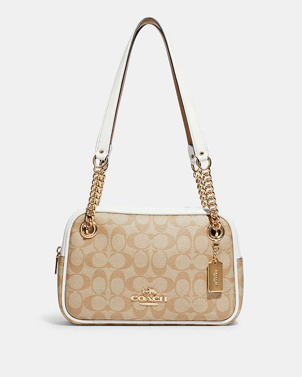 COACH OUTLET®  Cammie Chain Shoulder Bag In Signature Canvas