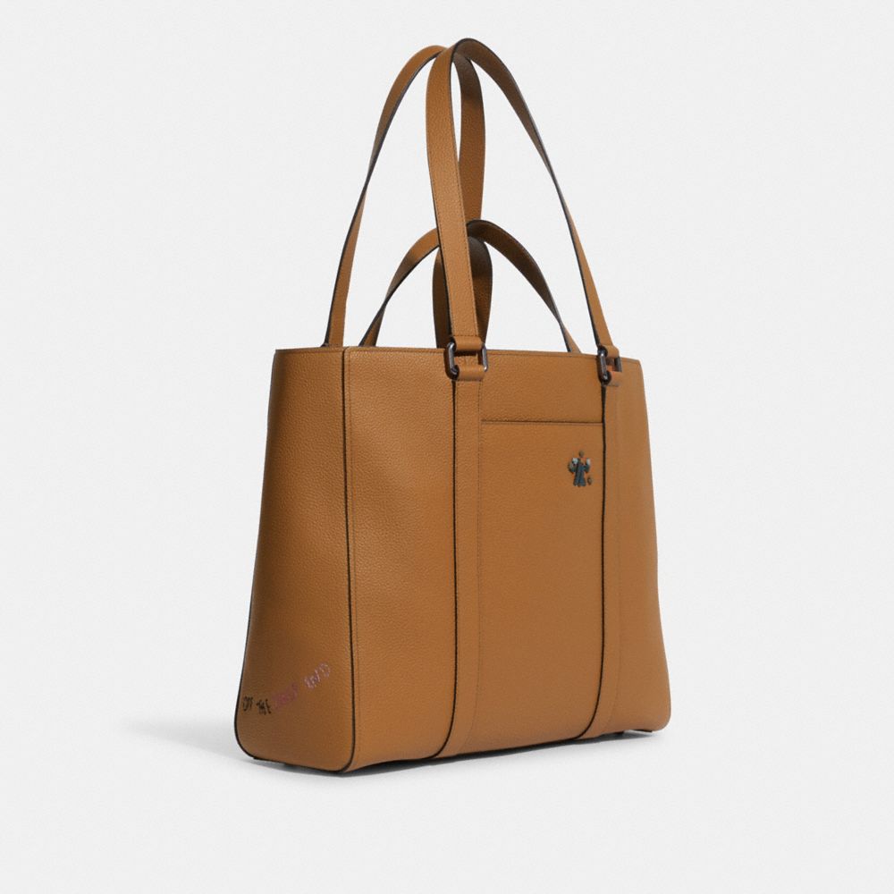 hudson double handle tote coach