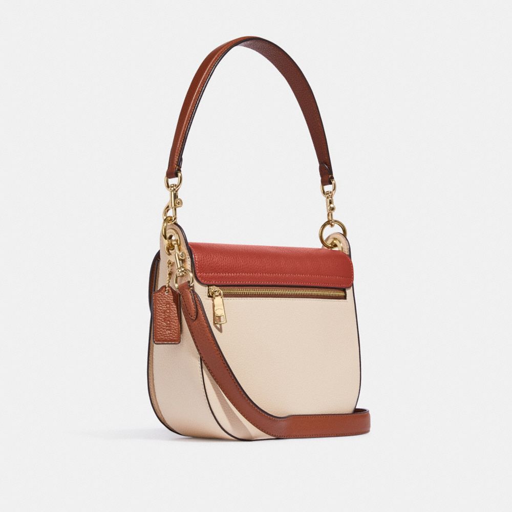 Coach Limited Edition Kleo Shoulder Bag 17 In Colorblock Signature