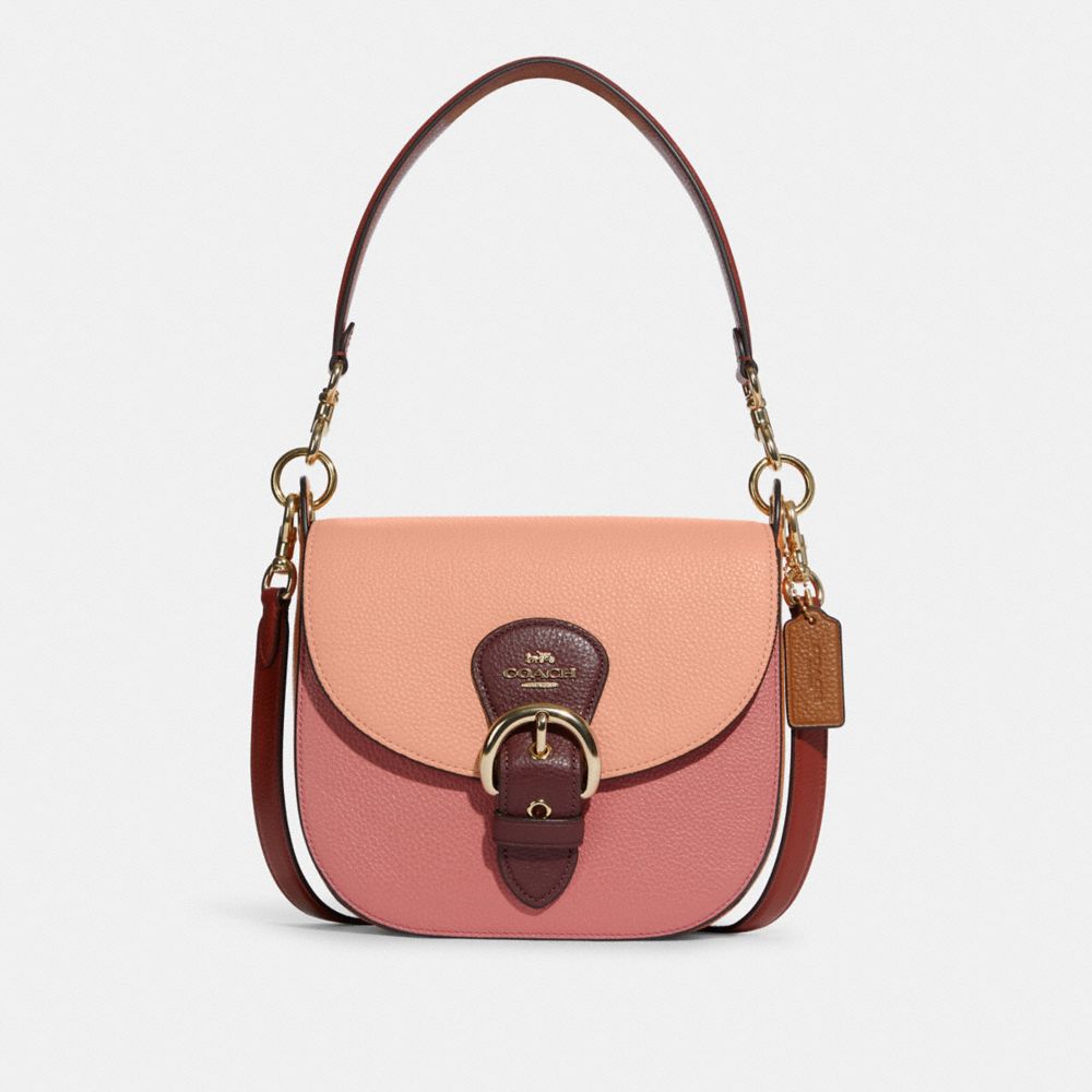 COACH®,Kleo Shoulder Bag 23 In Colorblock,,Front View