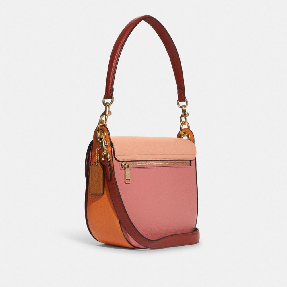 COACH®,Kleo Shoulder Bag 23 In Colorblock,,Angle View