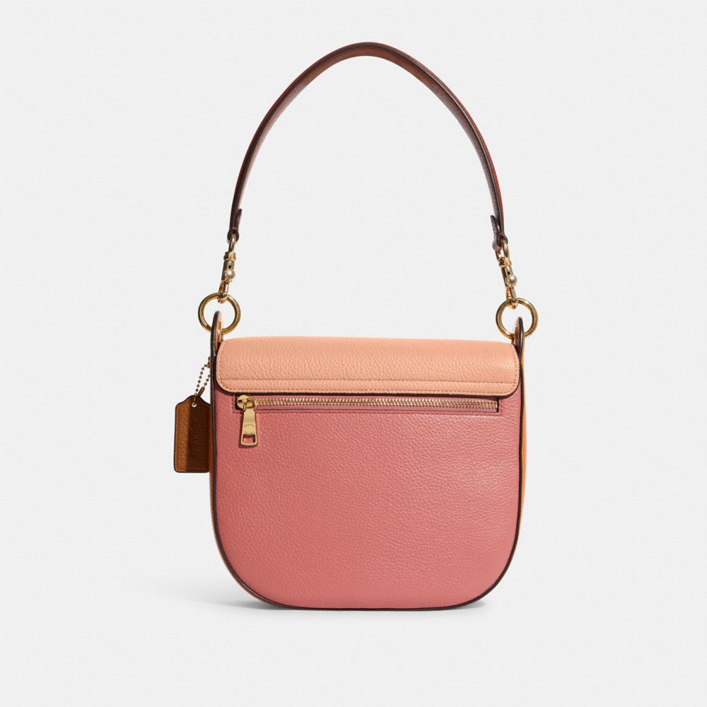 COACH®,Kleo Shoulder Bag 23 In Colorblock,,Back View