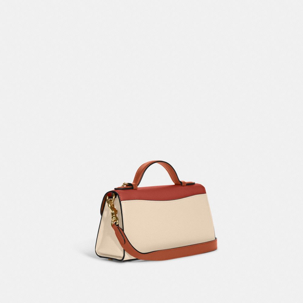 COACH®  Micro Venturer Key Fob In Colorblock Signature Canvas