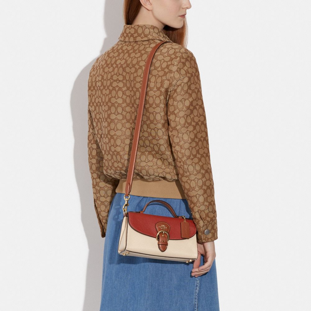Sac à Poignée Supérieure Kleo à Contraste De Couleur