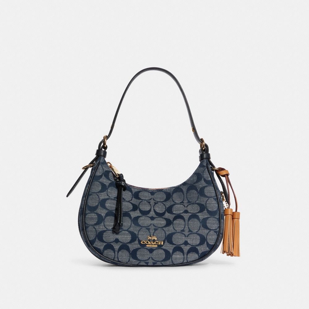 COACH®  Kleo Hobo In Signature Chambray