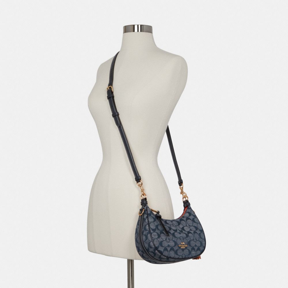 COACH®  Kleo Hobo In Signature Chambray