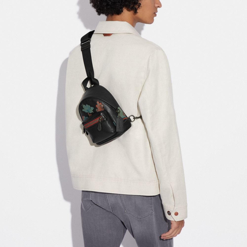 Small store backpack crossbody