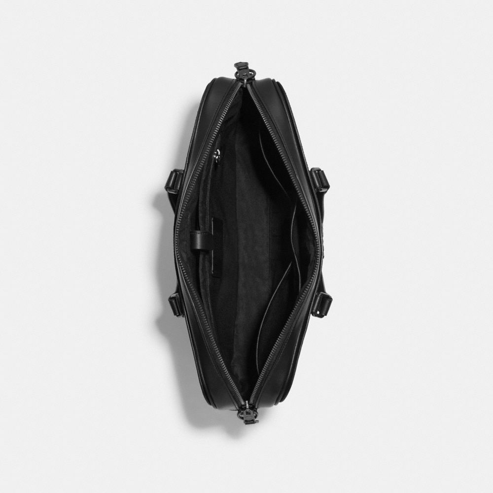 COACH®,Graham Structured Brief In Signature Canvas,,Inside View,Top View