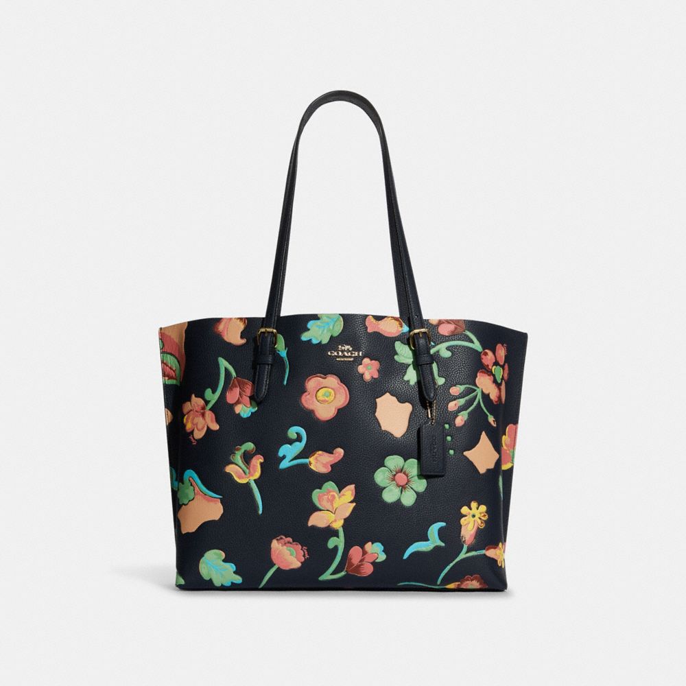 COACH® Outlet | Mollie Tote Bag With Dreamy Land Floral Print