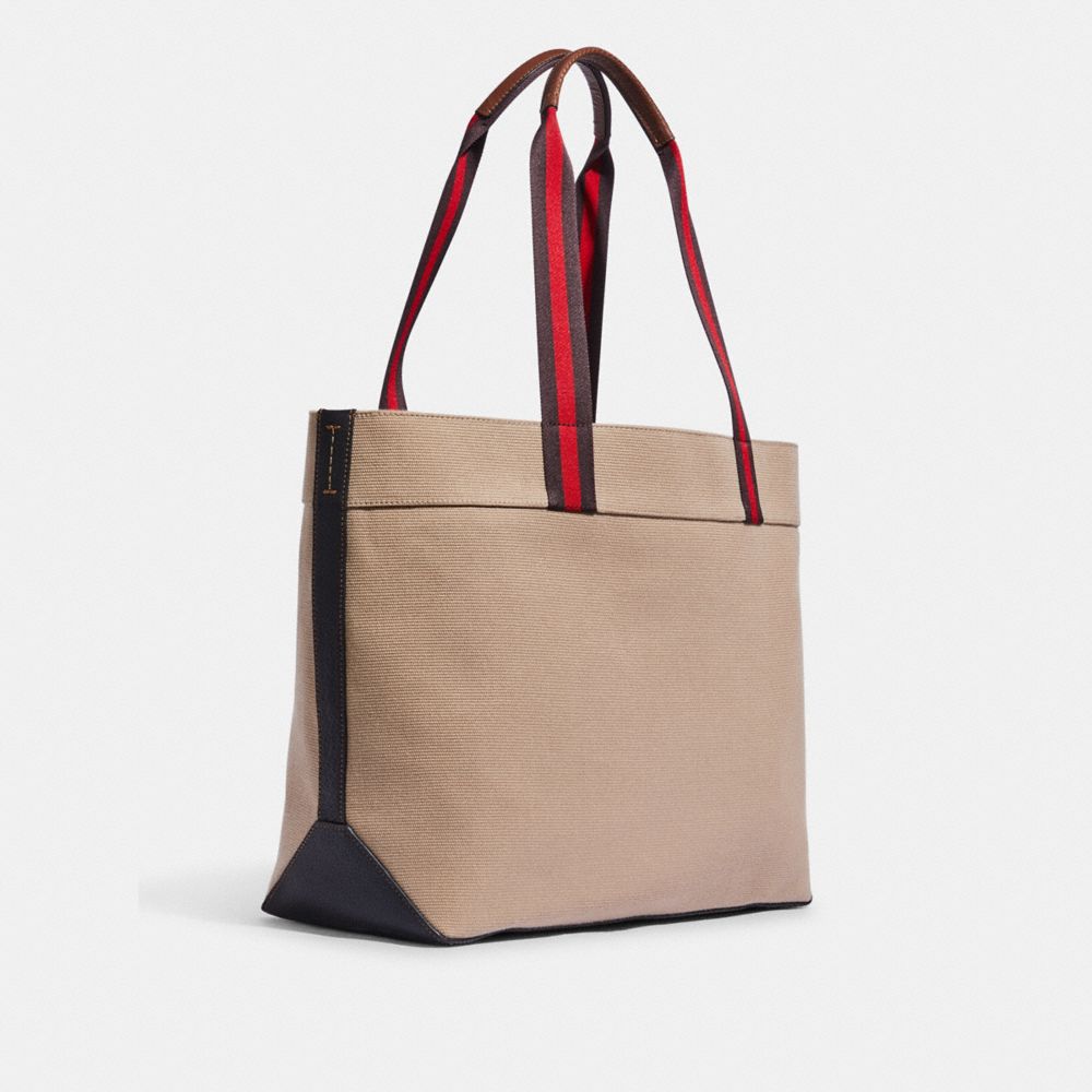 Coach Outlet Tote 38 In Colorblock in Natural