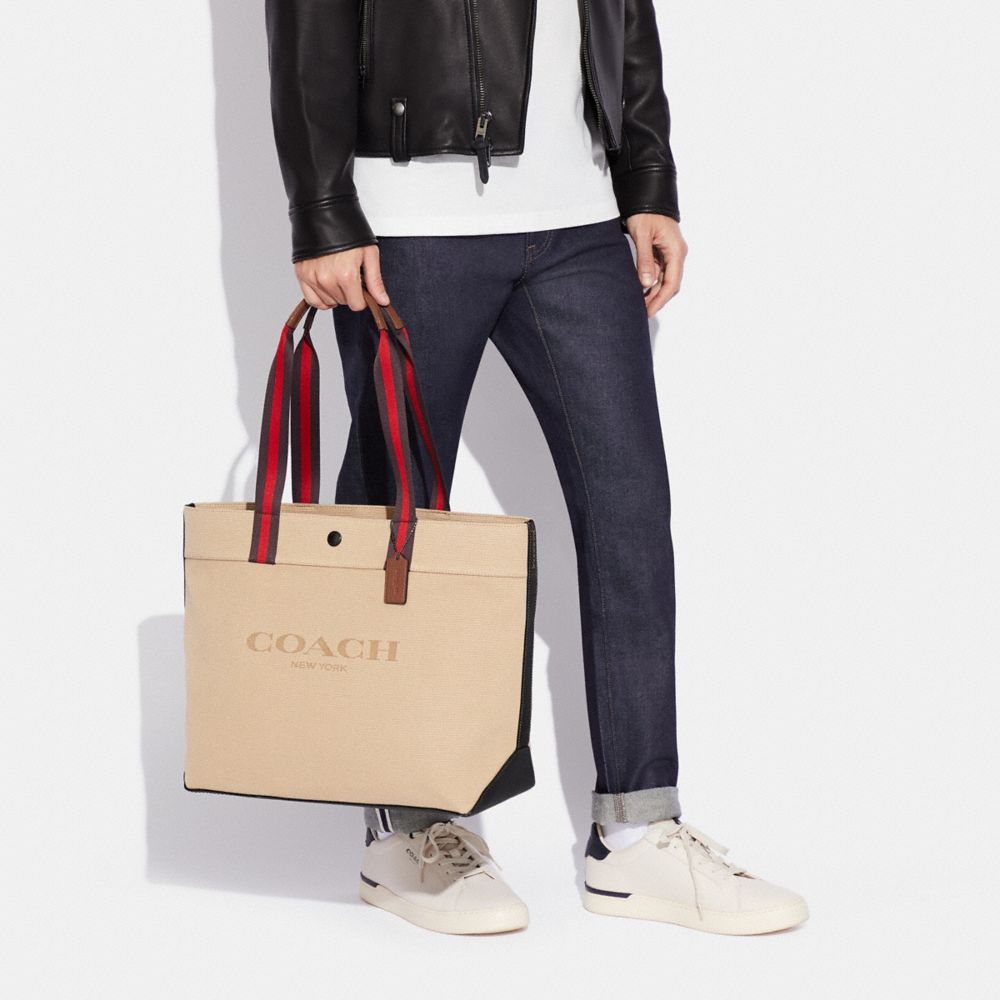 SALEセール COACH メンズトート アウトレット 38 カラーブロックケ