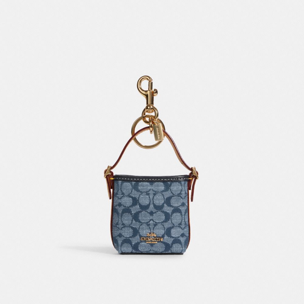 coach mini bag charm