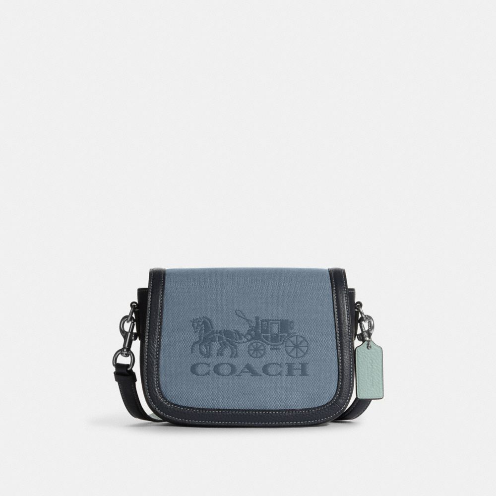 COACH® | Saddle Bag In Colorblock With Horse And Carriage