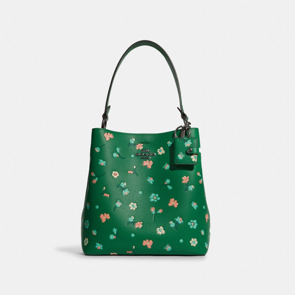 Coach City Tote With Mystical Floral Print